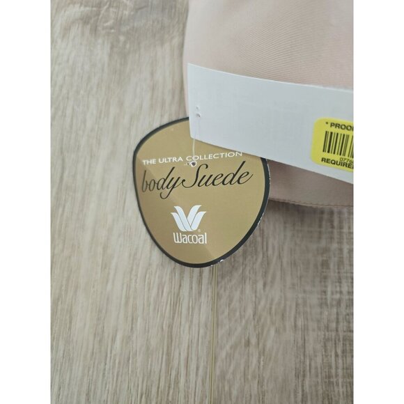 Wacoal 85414 Ultra Body Suede Discontinued Strapless Convertible Beige Bra 34DD - Picture 9 of 10